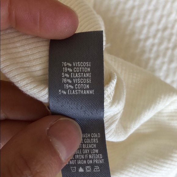 Whisper thin ribbed turtleneck undershirt - Picture 2 of 4